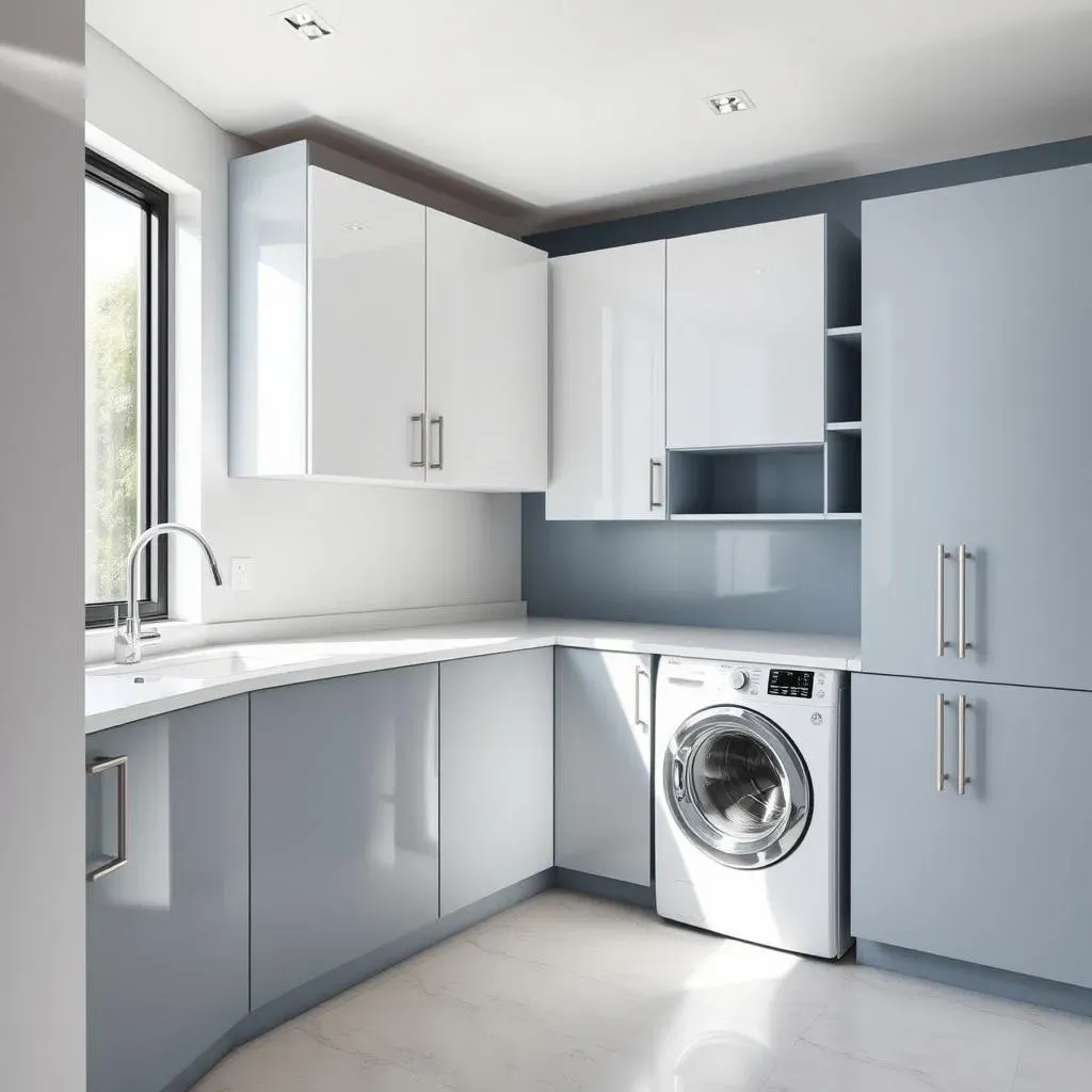 Choosing the Right Modern Laundry Room Cabinets: Materials and Styles