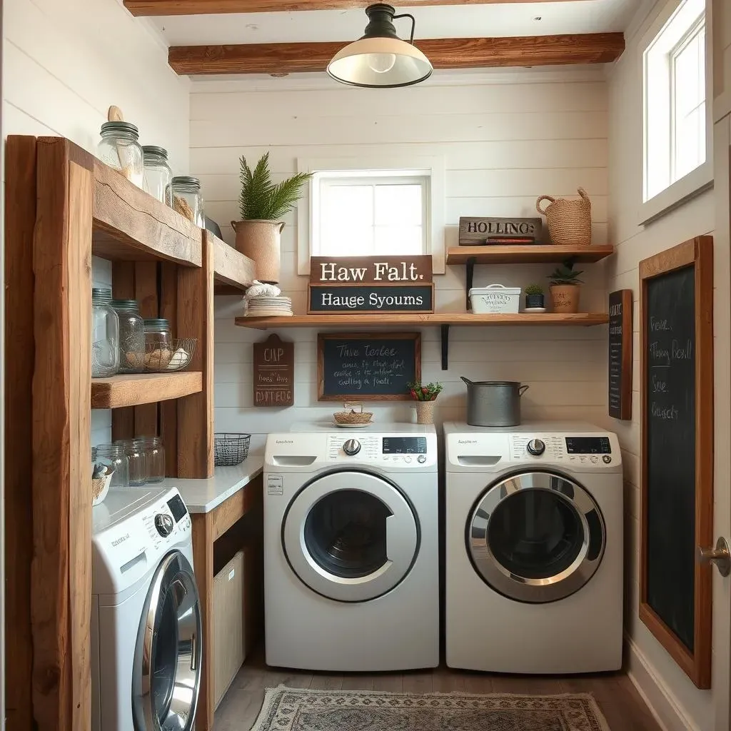 Choosing the Right Rustic Style for Your Laundry Room Shelving