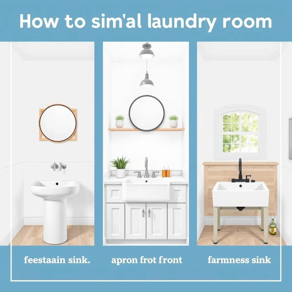 Choosing the Right Sink Style for Your Small Laundry Room