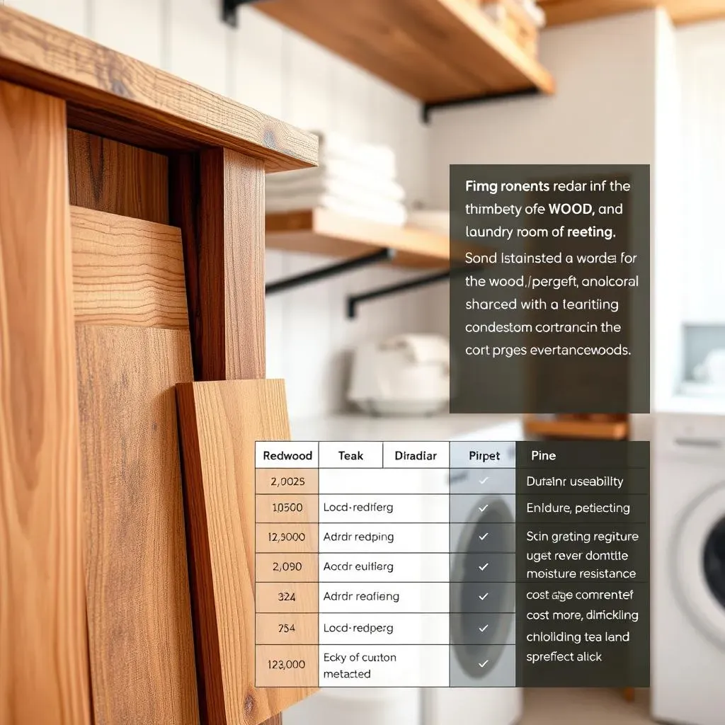 Choosing the Right Wood for Your Laundry Room Shelving