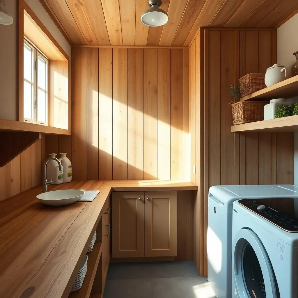 Choosing the Right Wooden Accents for Your Laundry Room