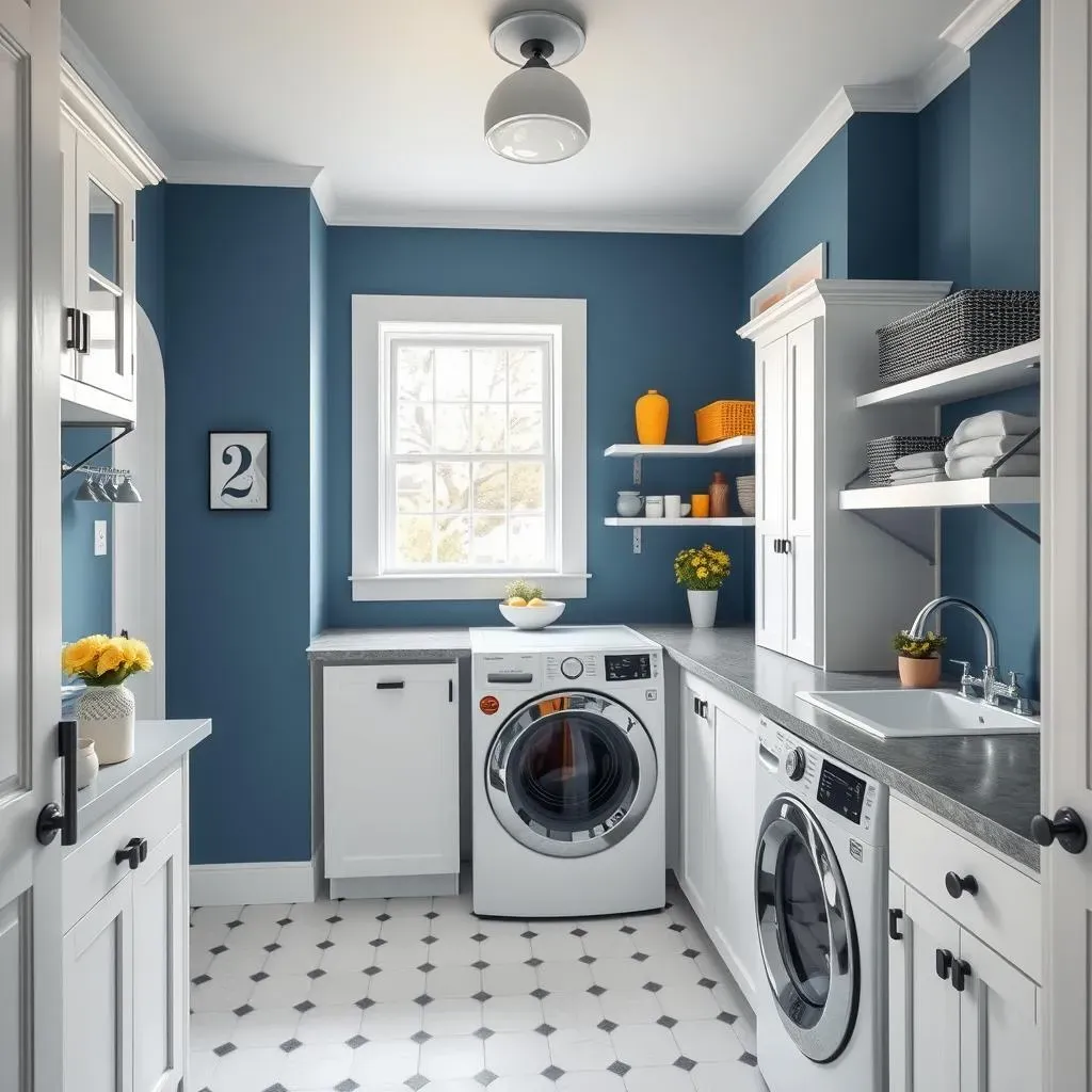 Classic Fun: Timeless Color Combinations for a Laundry Room