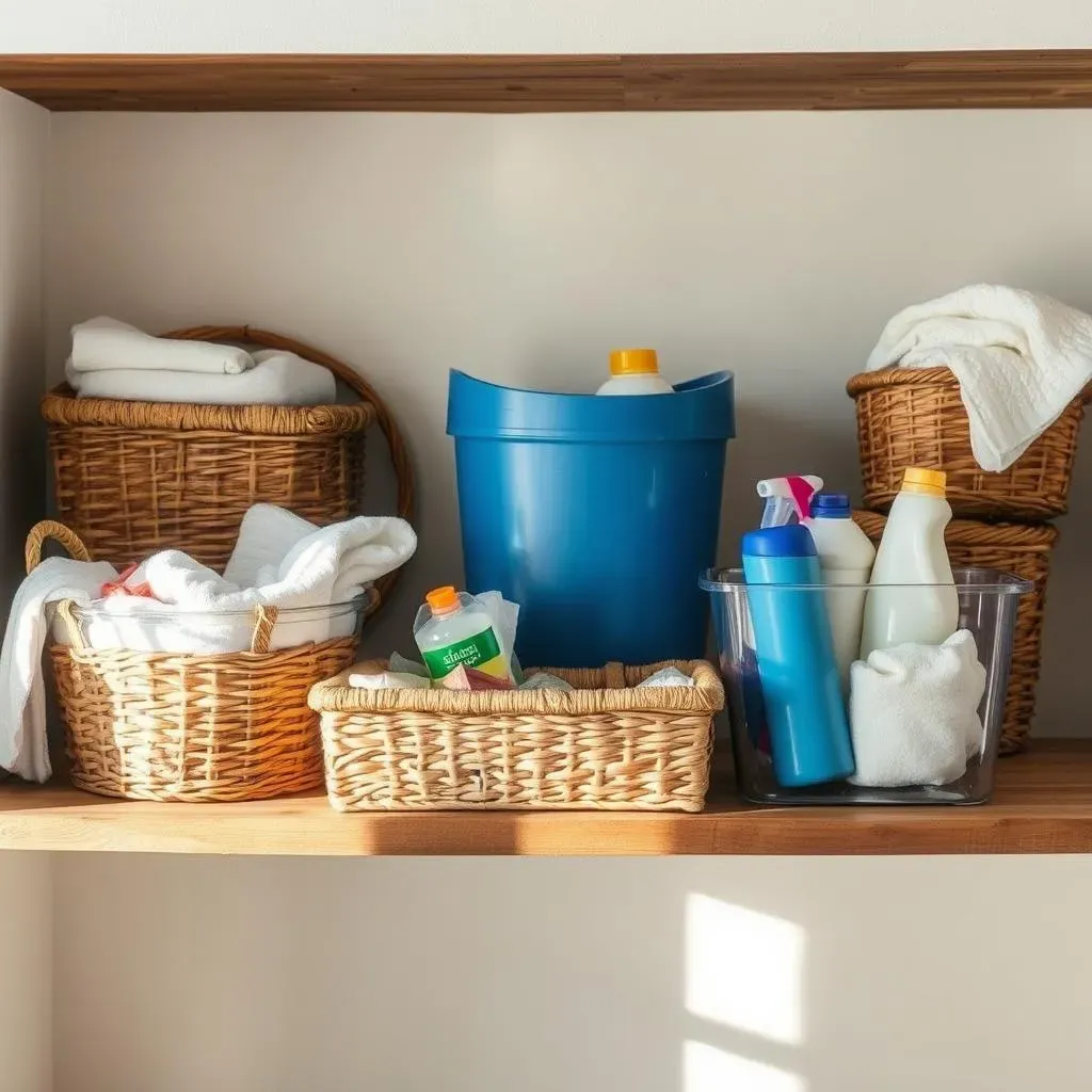 Clever Container Solutions: Bins and Baskets for Small Laundry Rooms