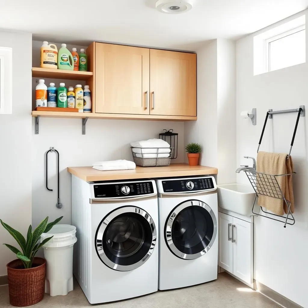 Clever Design Hacks for Your Laundry Room Basement Ideas