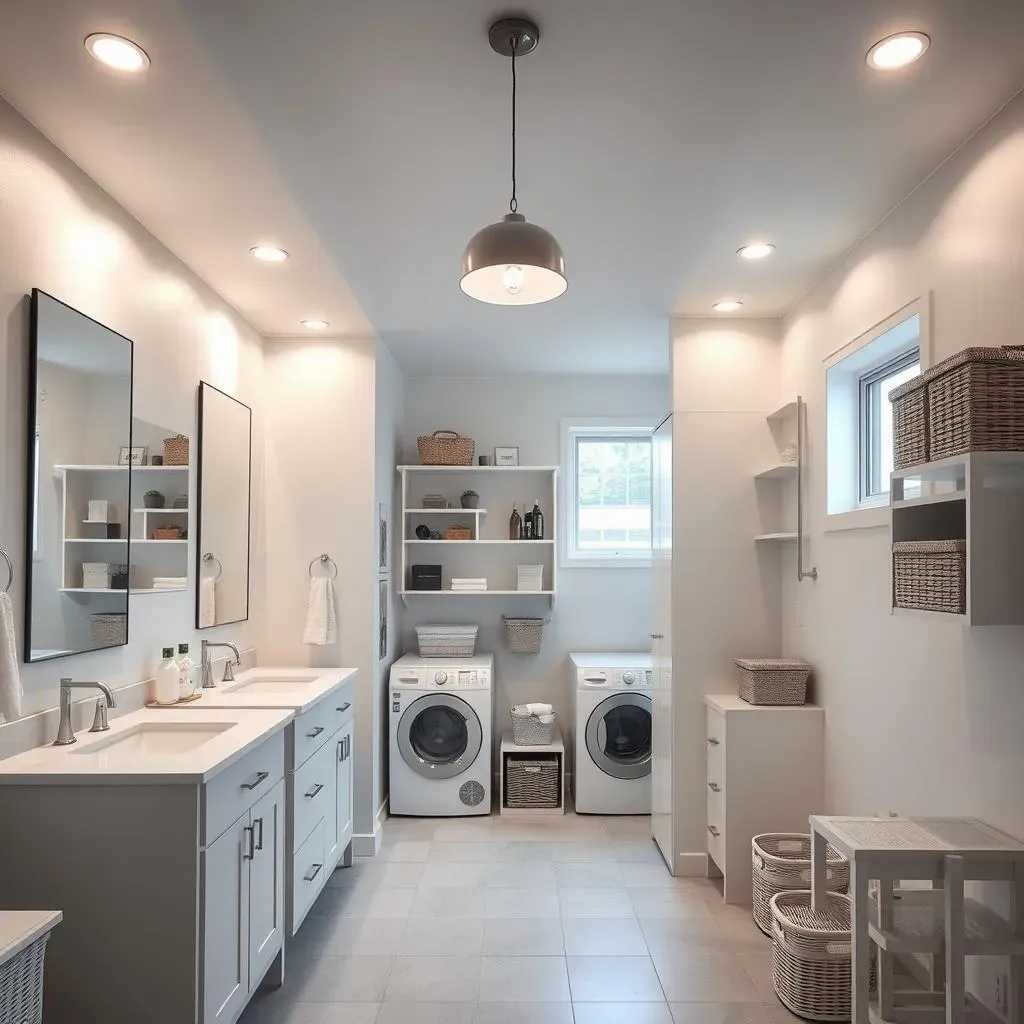 Clever Design Ideas for Your Basement Bathroom and Laundry Room