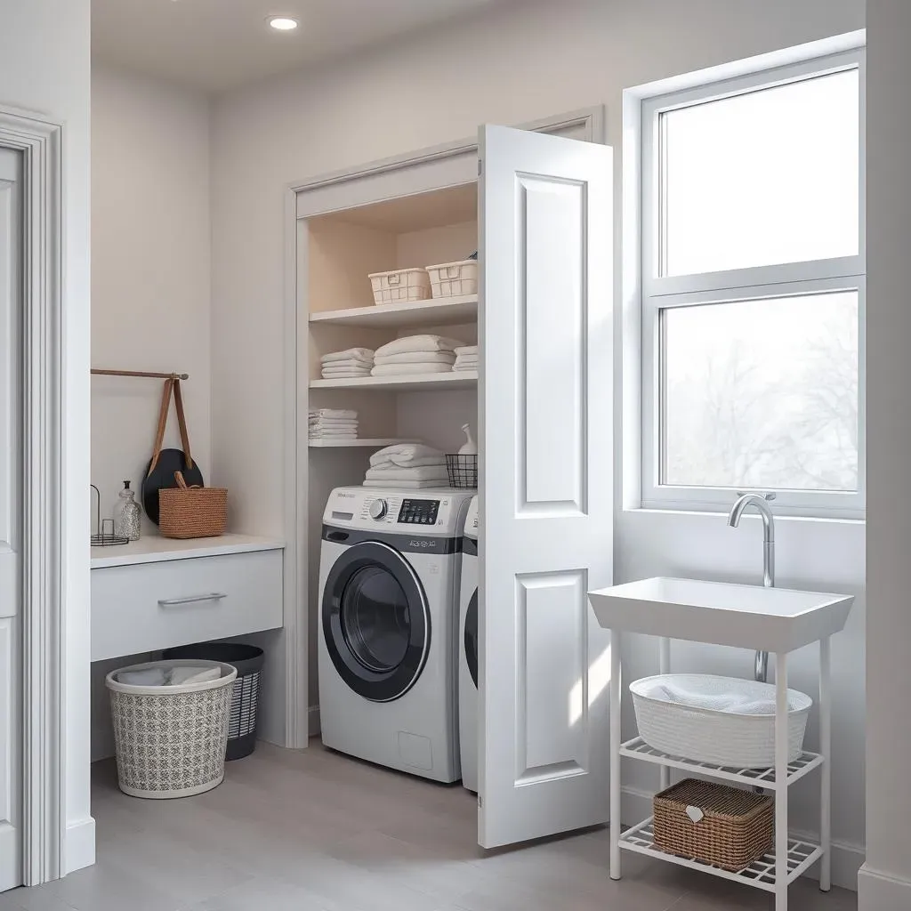 Clever Door Ideas to Maximize Space in Tiny Laundry Rooms