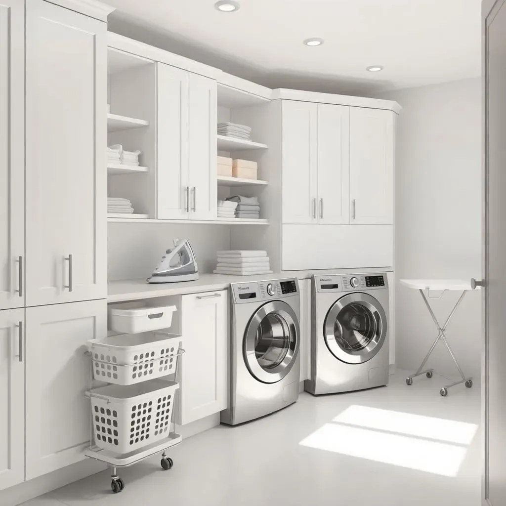 Clever IKEA Cabinet Solutions for Laundry Room Organization