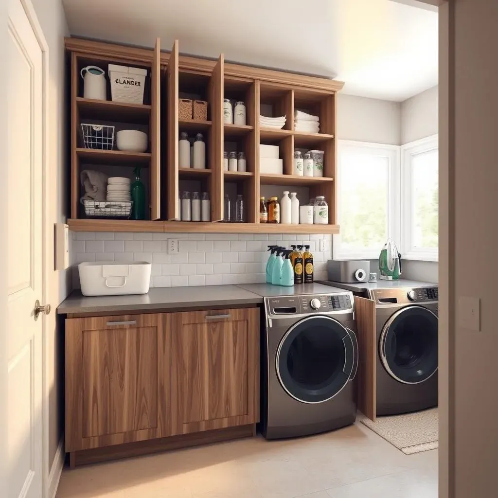 Clever Laundry Room Cabinets Design Ideas to Maximize Space