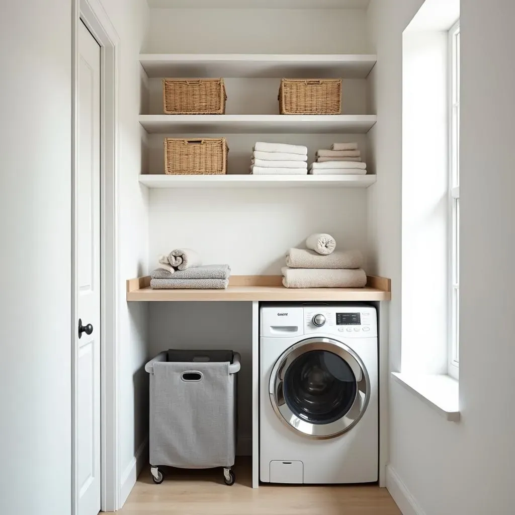 Clever Layouts for Narrow Galley Style Laundry Rooms