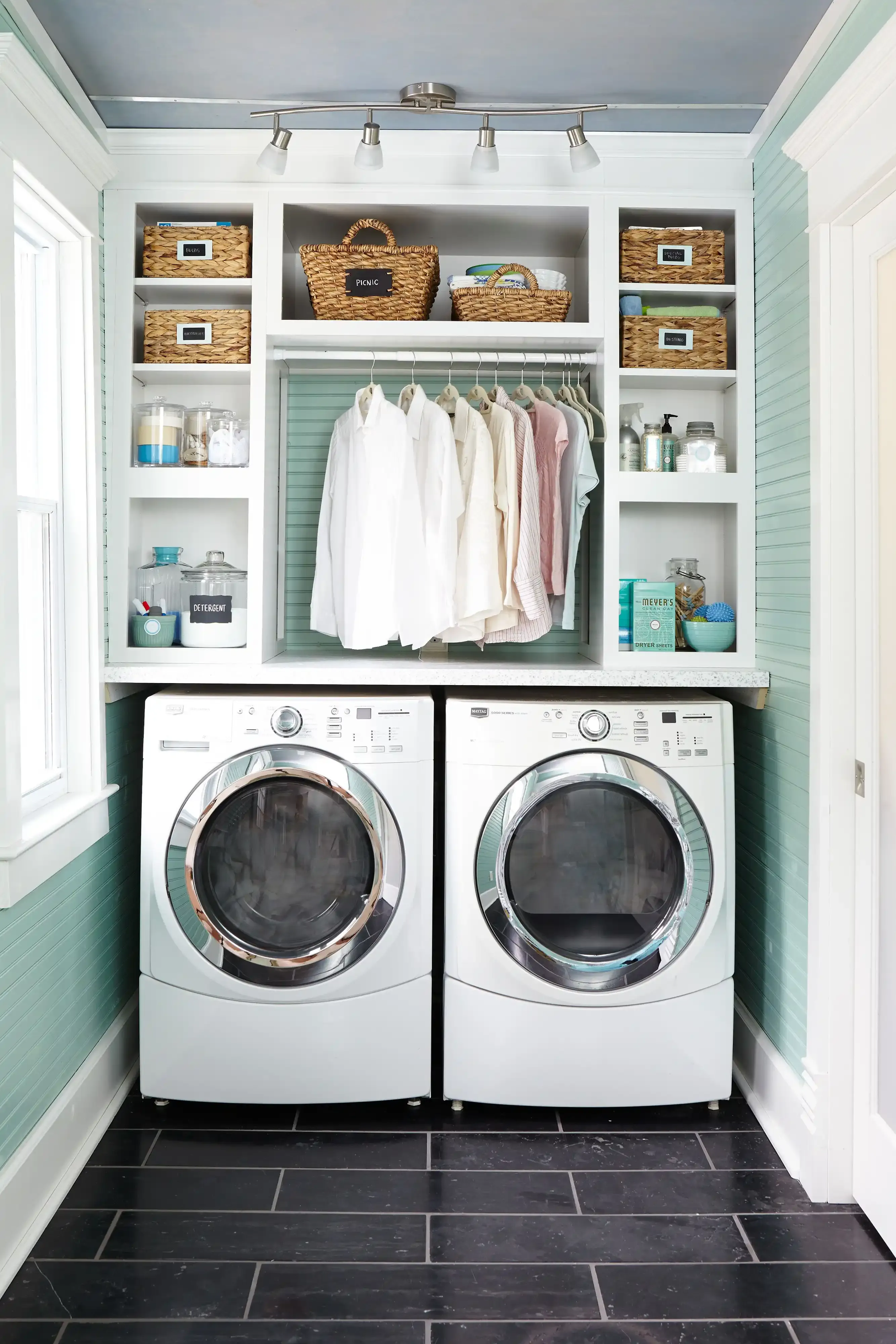Clever Small Laundry Room Closet Ideas for Tight Spots
