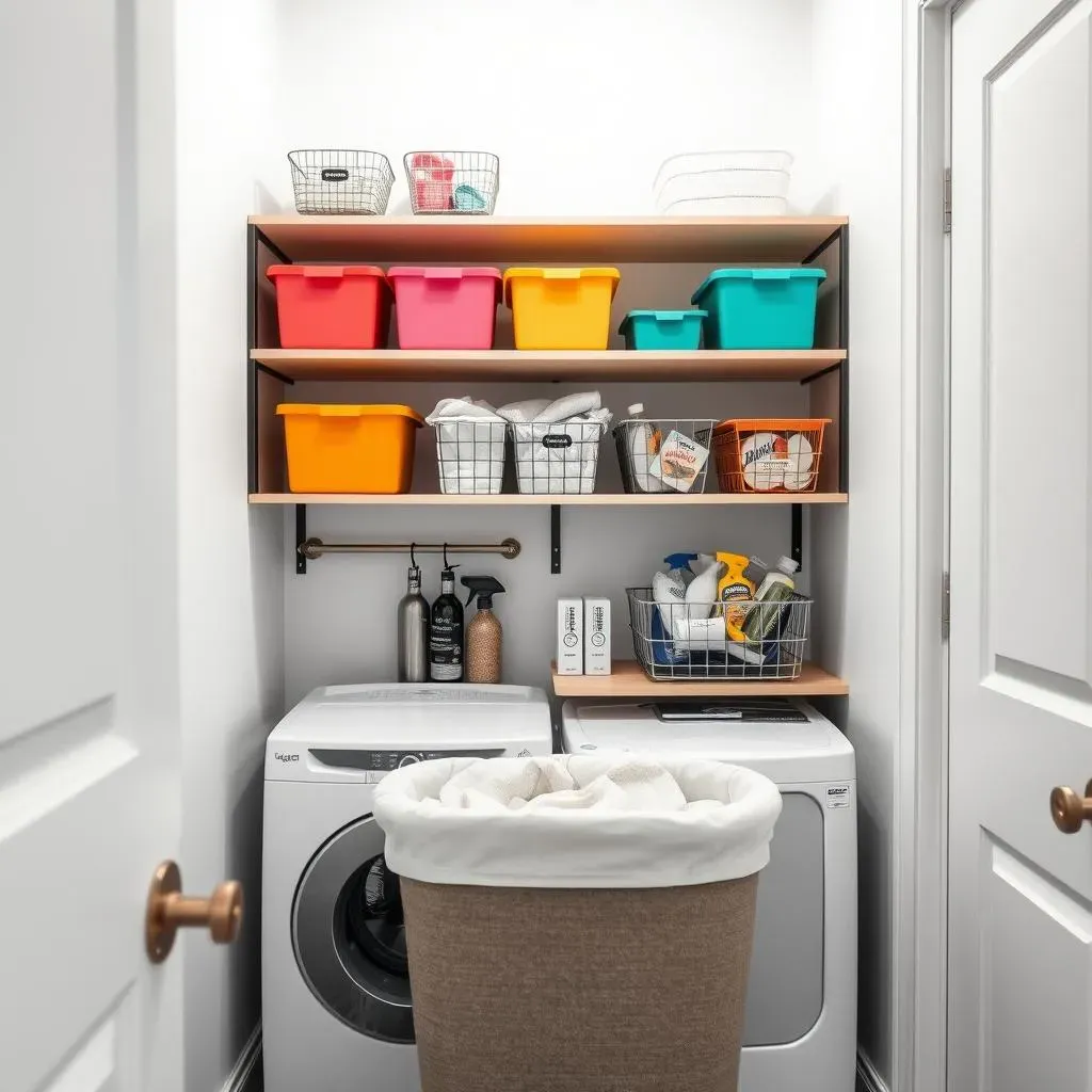 Clever Small Laundry Room Organization Ideas