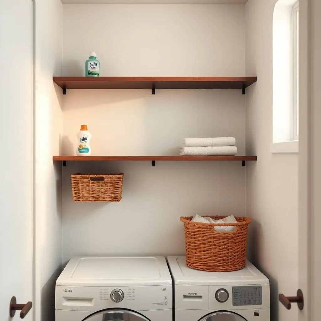 Clever Small Laundry Room Shelving Ideas to Declutter Your Space