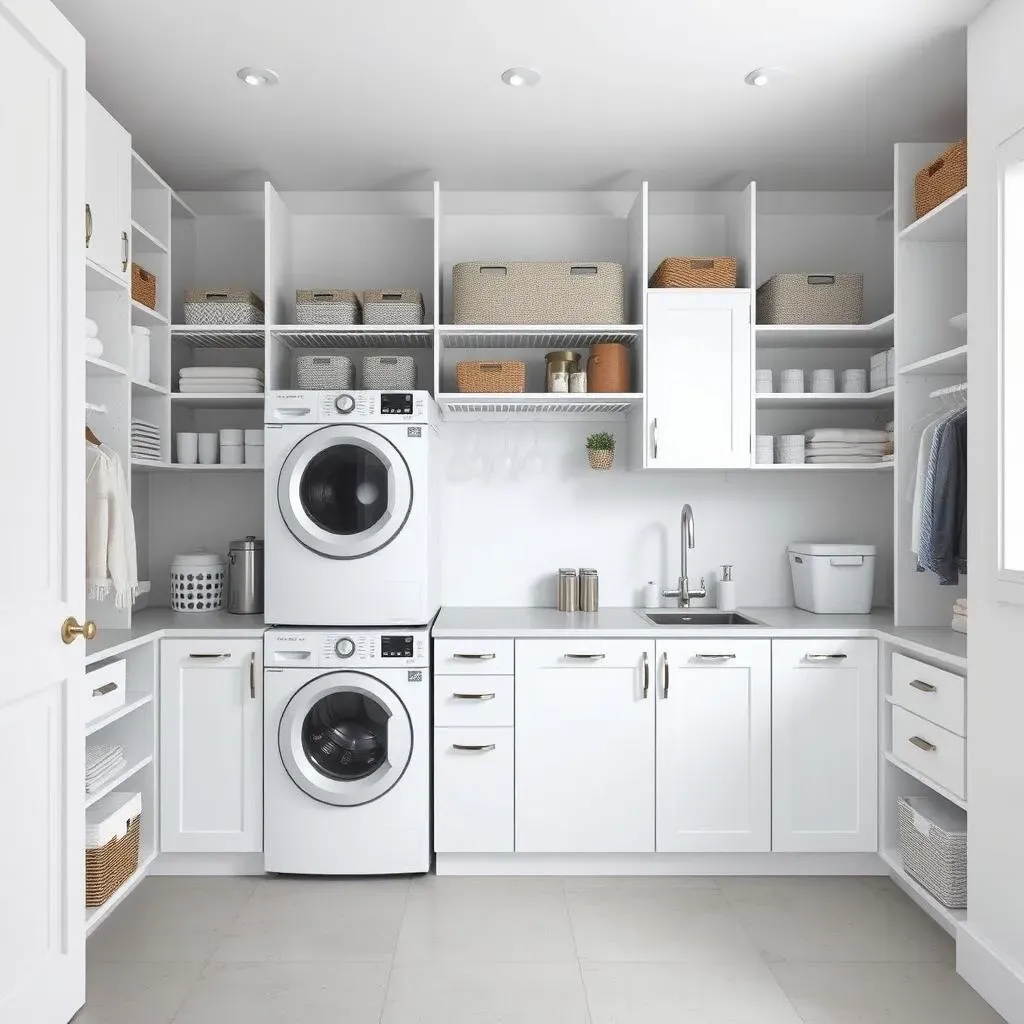 Clever Small Laundry Room Space Ideas