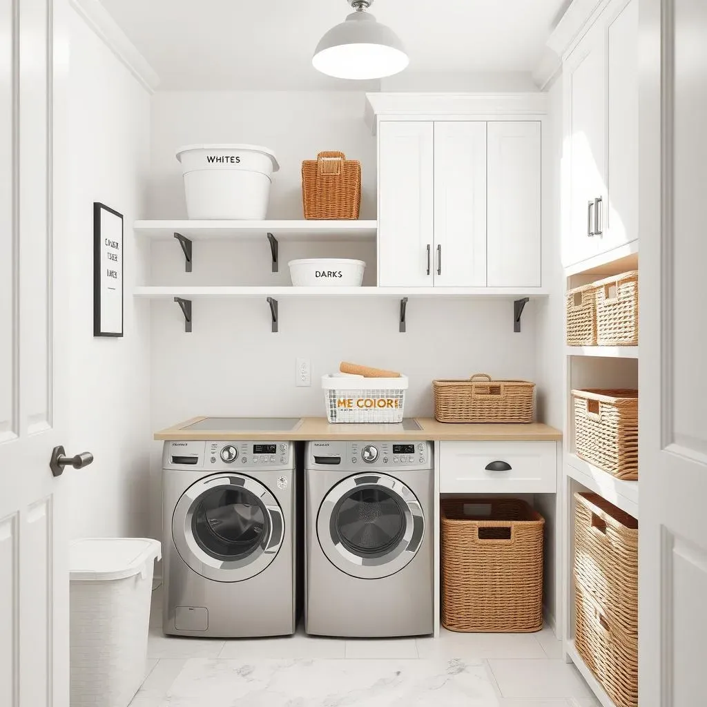 Clever Sorting Solutions: Bins, Baskets, and Drawers for Organized Laundry Rooms