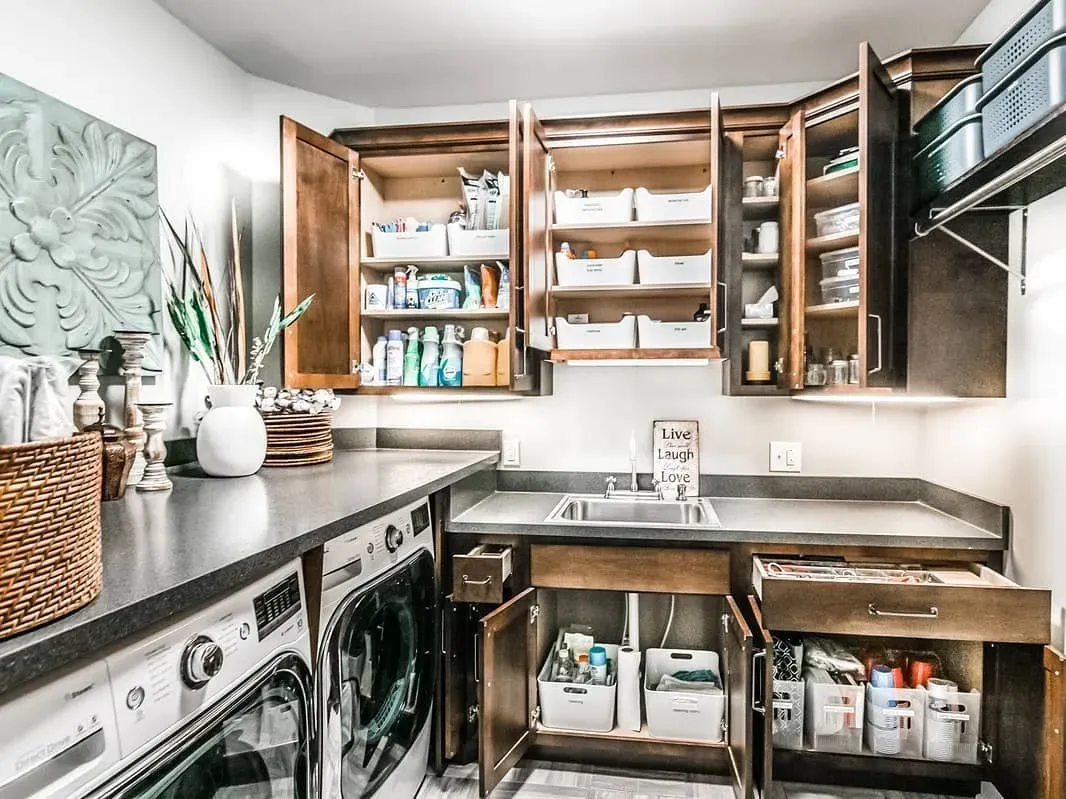 Clever Storage Hacks for Your Combined Pantry and Laundry