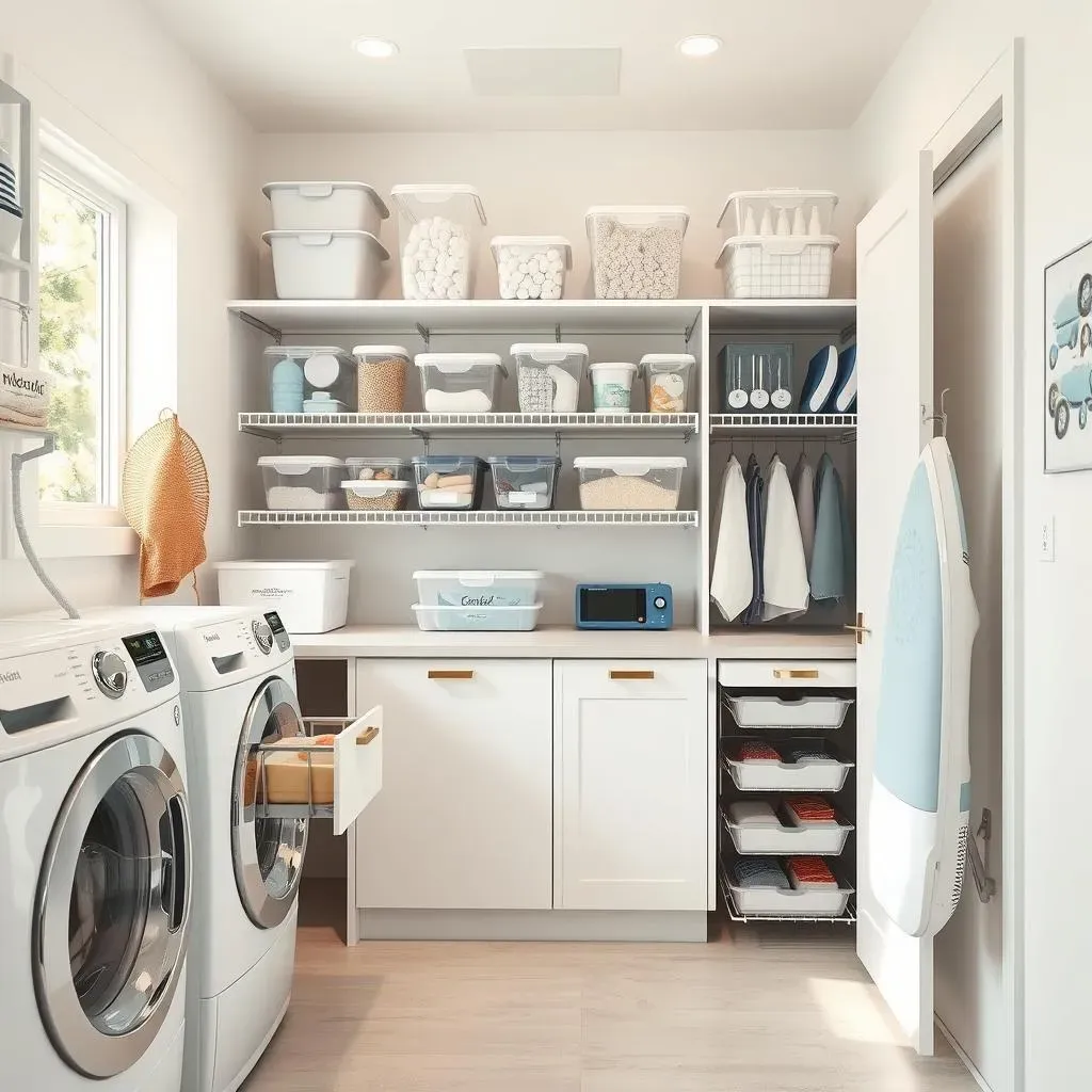 Clever Storage Solutions for Small Galley Laundry Rooms