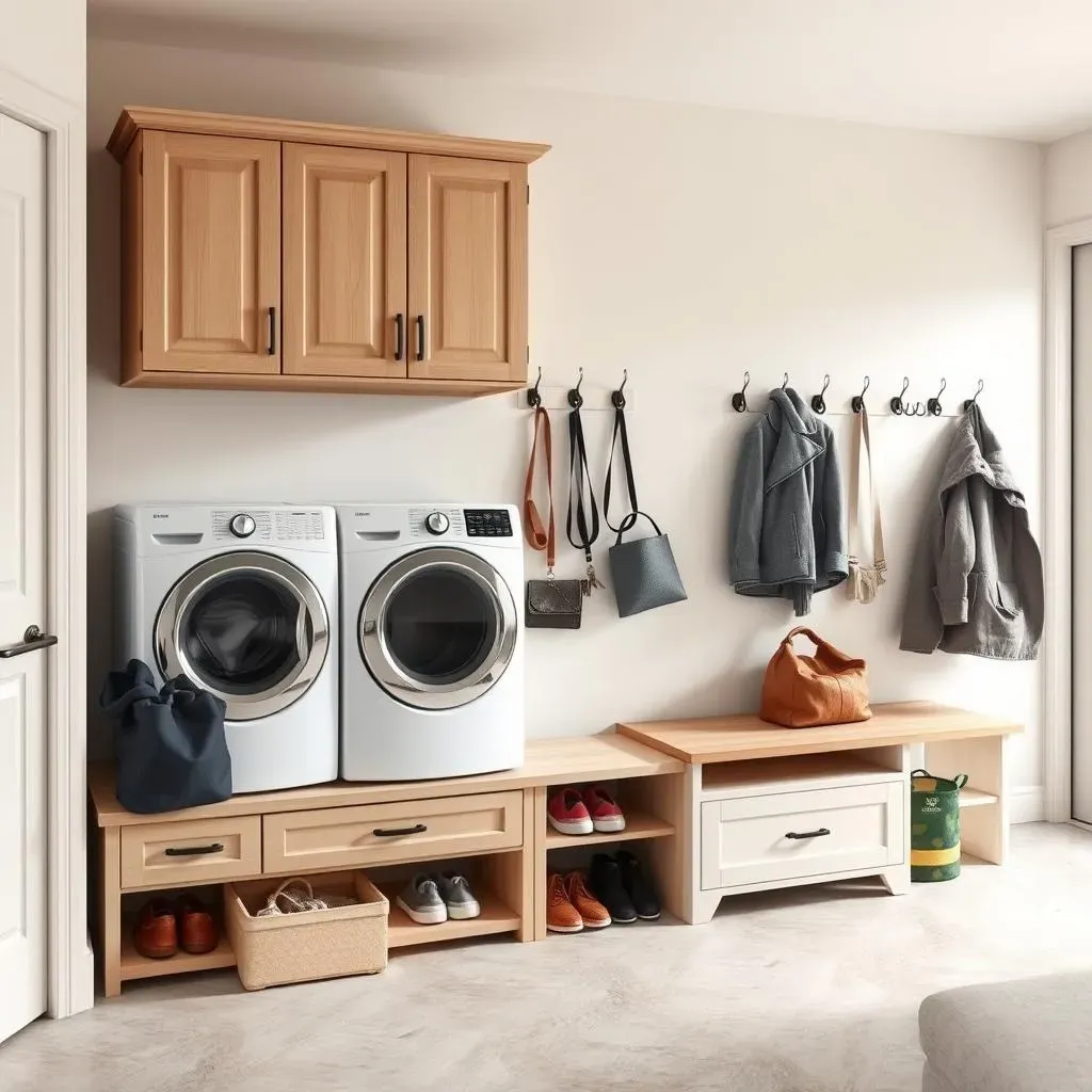 Clever Storage Solutions for Small Laundry and Mudroom Ideas