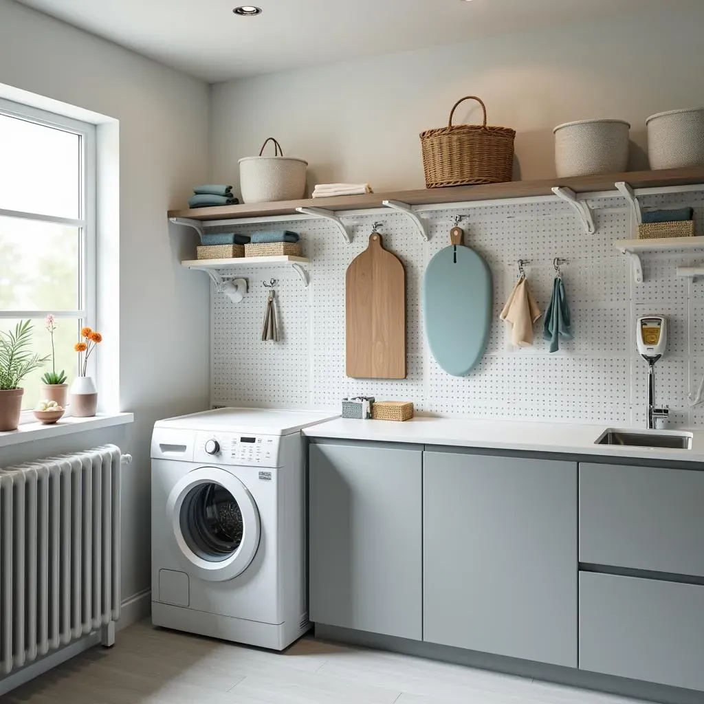 Clever Storage Solutions for Small Laundry Room and Mudroom Ideas