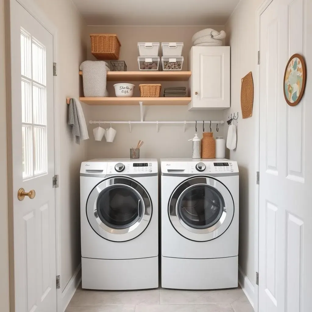 Clever Storage Solutions for Small Laundry Rooms with Top Loaders