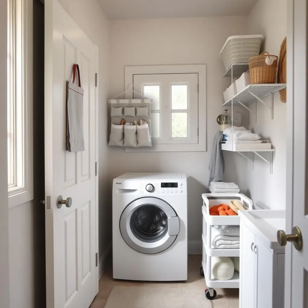 Clever Storage Solutions for Your Small Narrow Laundry Room