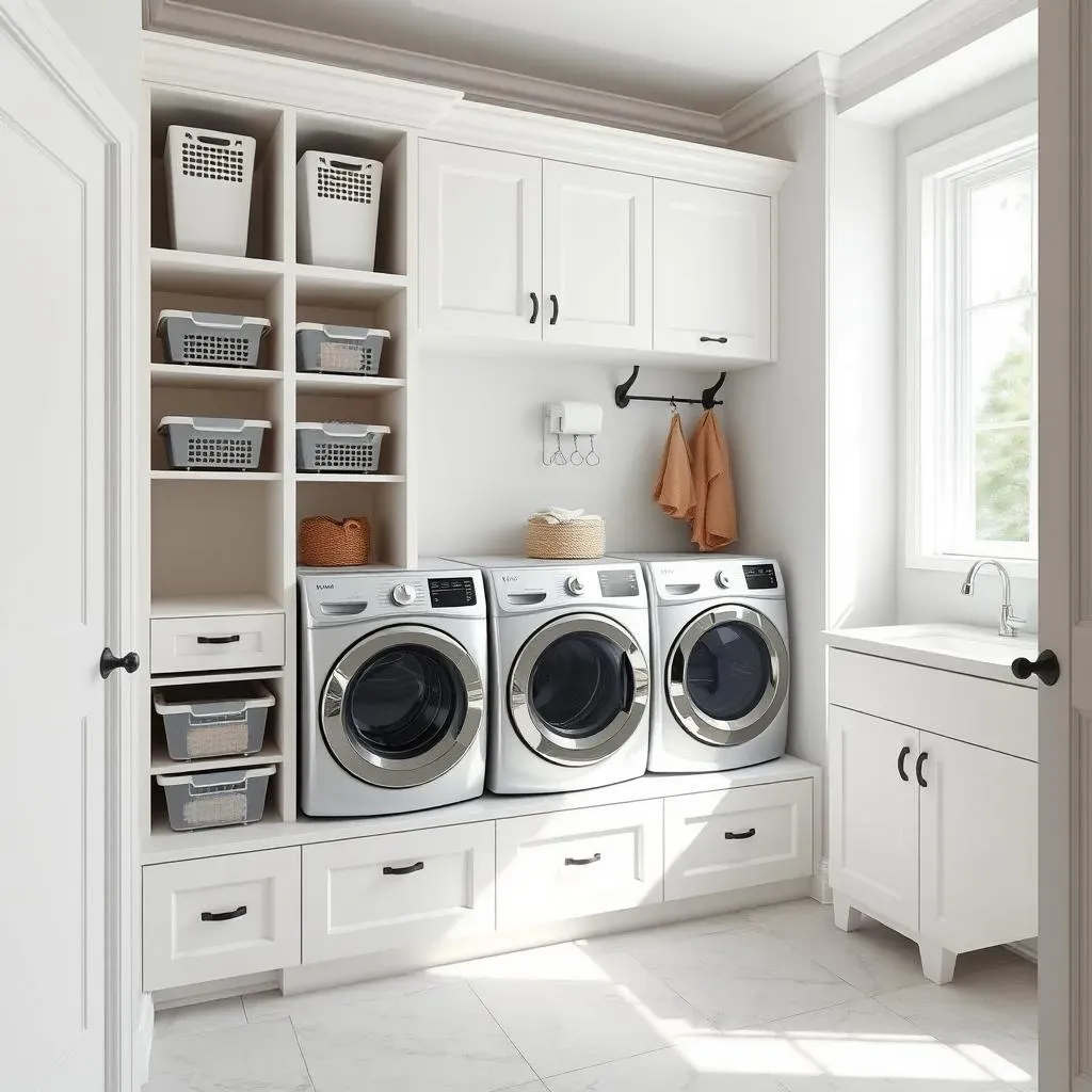 Combining Functions and Staying Organized with Creative Small Laundry Room Ideas