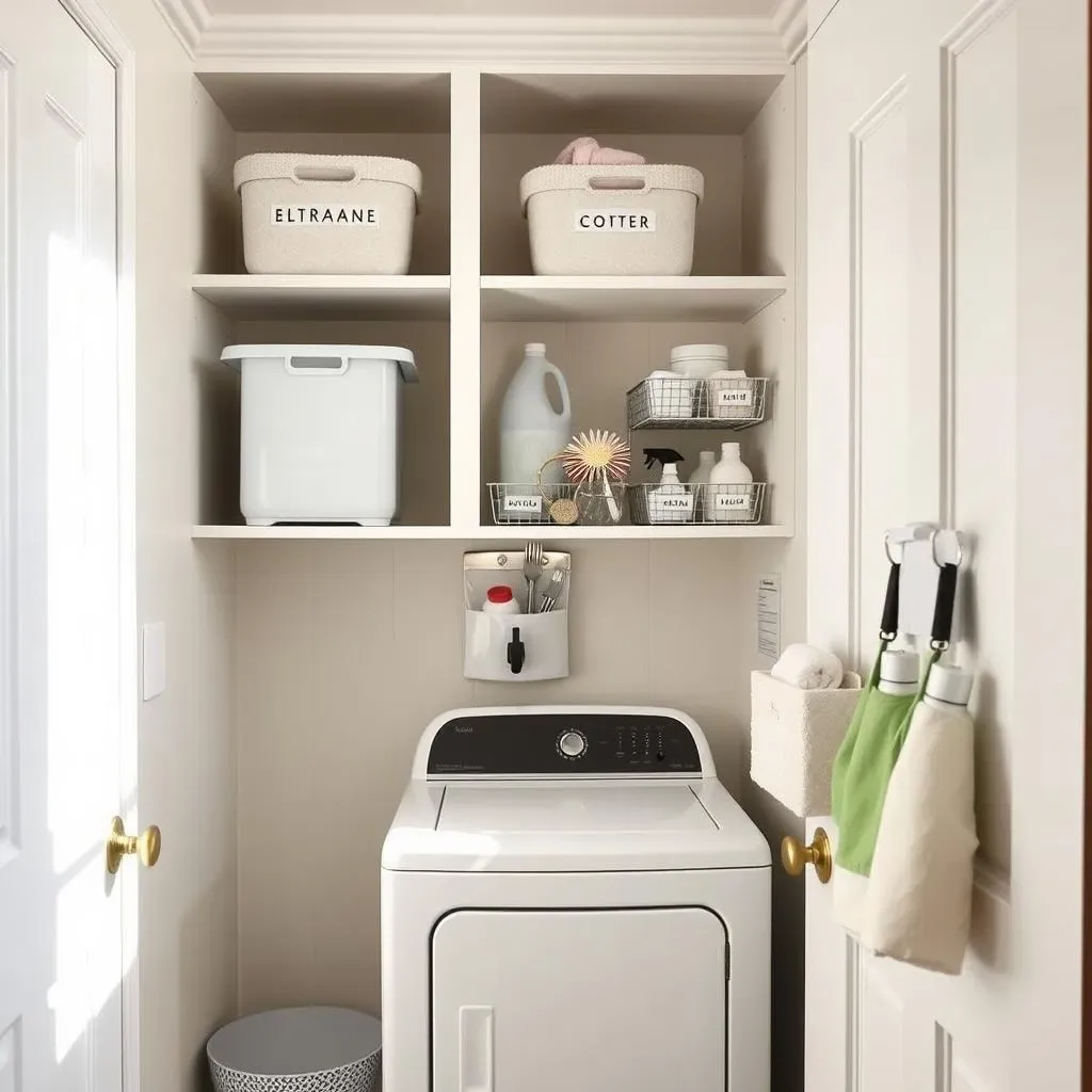 Containers and Clever Storage Hacks for Small Laundry Spaces
