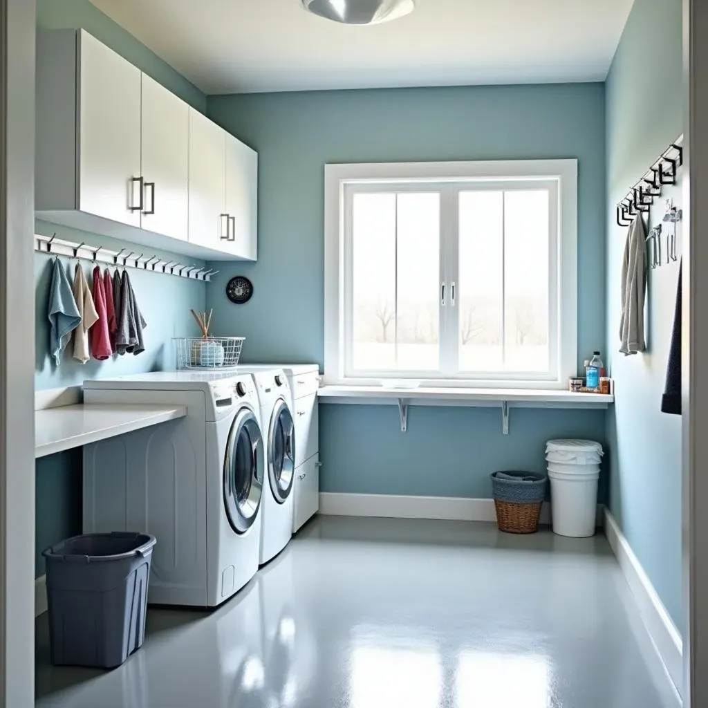 Creating a Functional Small Garage Laundry Room