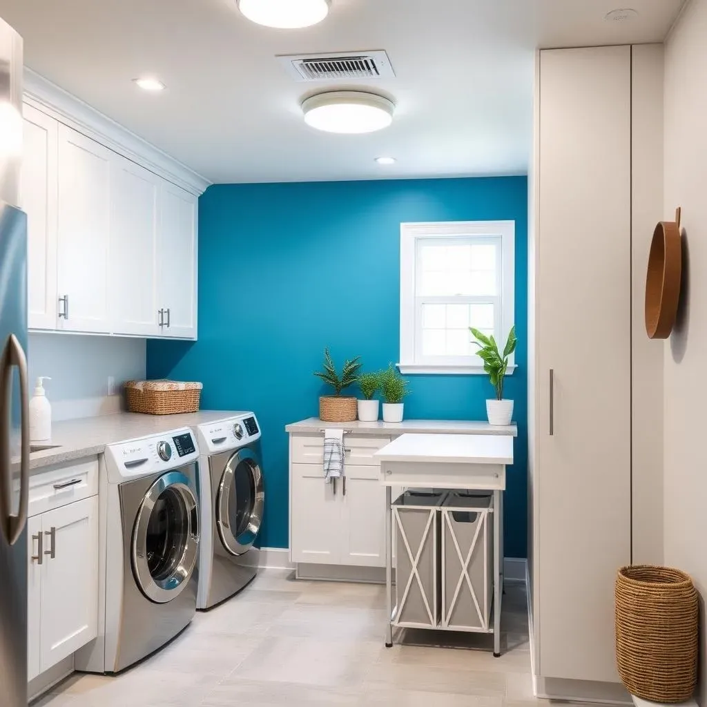 Amazing Creative Basement Laundry Room Ideas