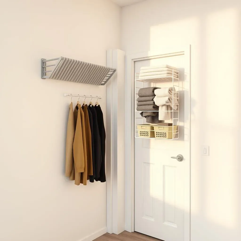 Creative & Compact Small Laundry Room Drying Rack Ideas