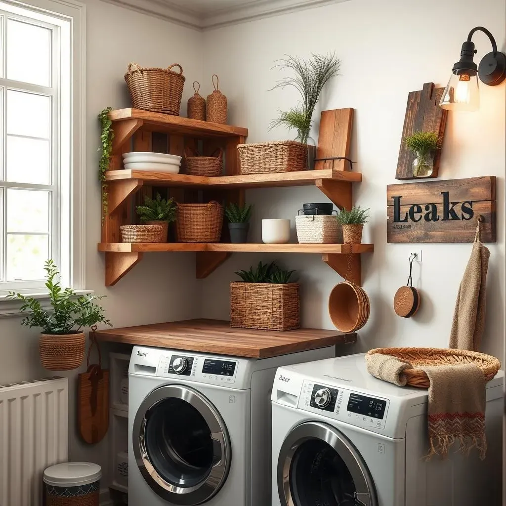 Creative DIY Shelves in Laundry Room Ideas on a Budget