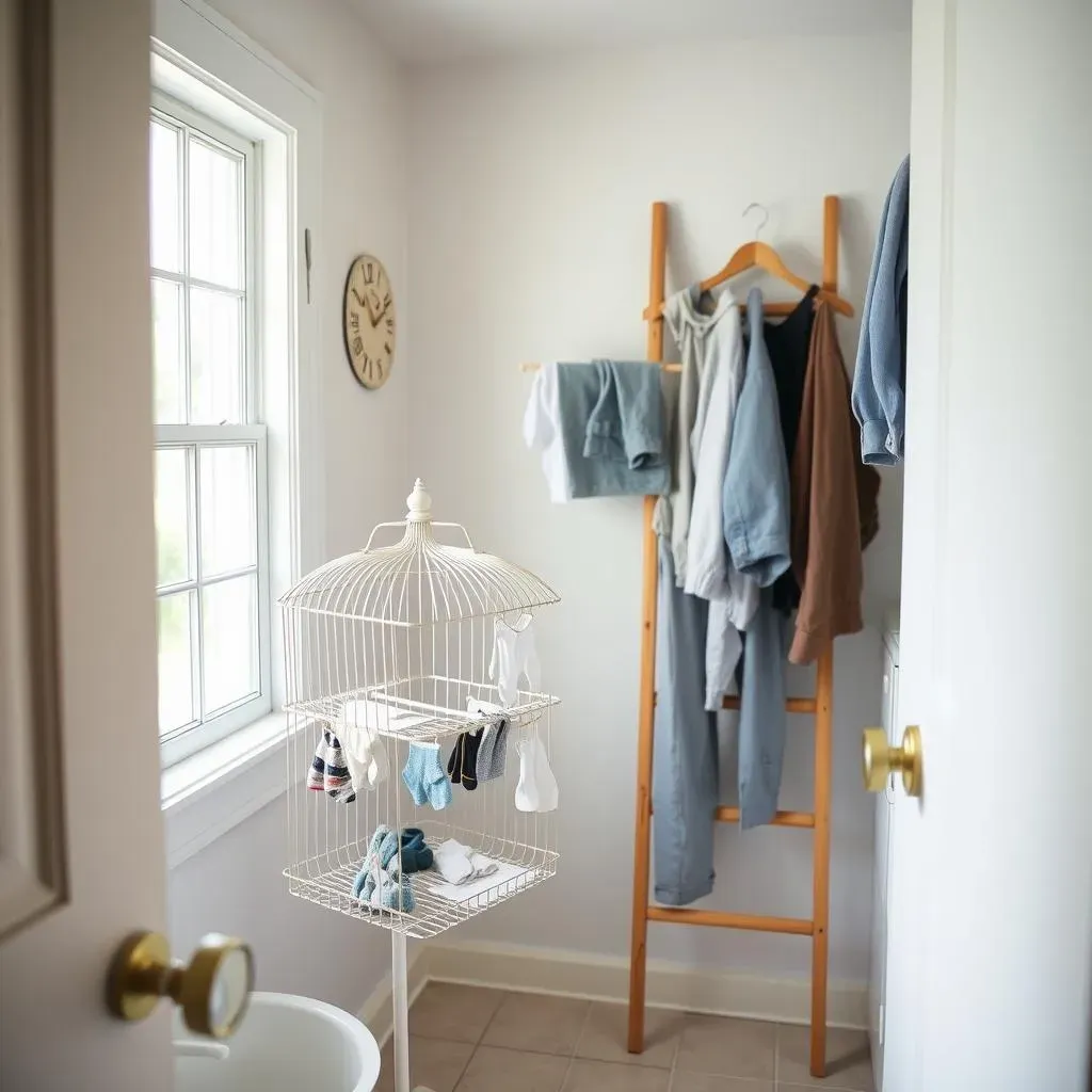 Creative Drying Rack Ideas for Tiny Laundry Rooms