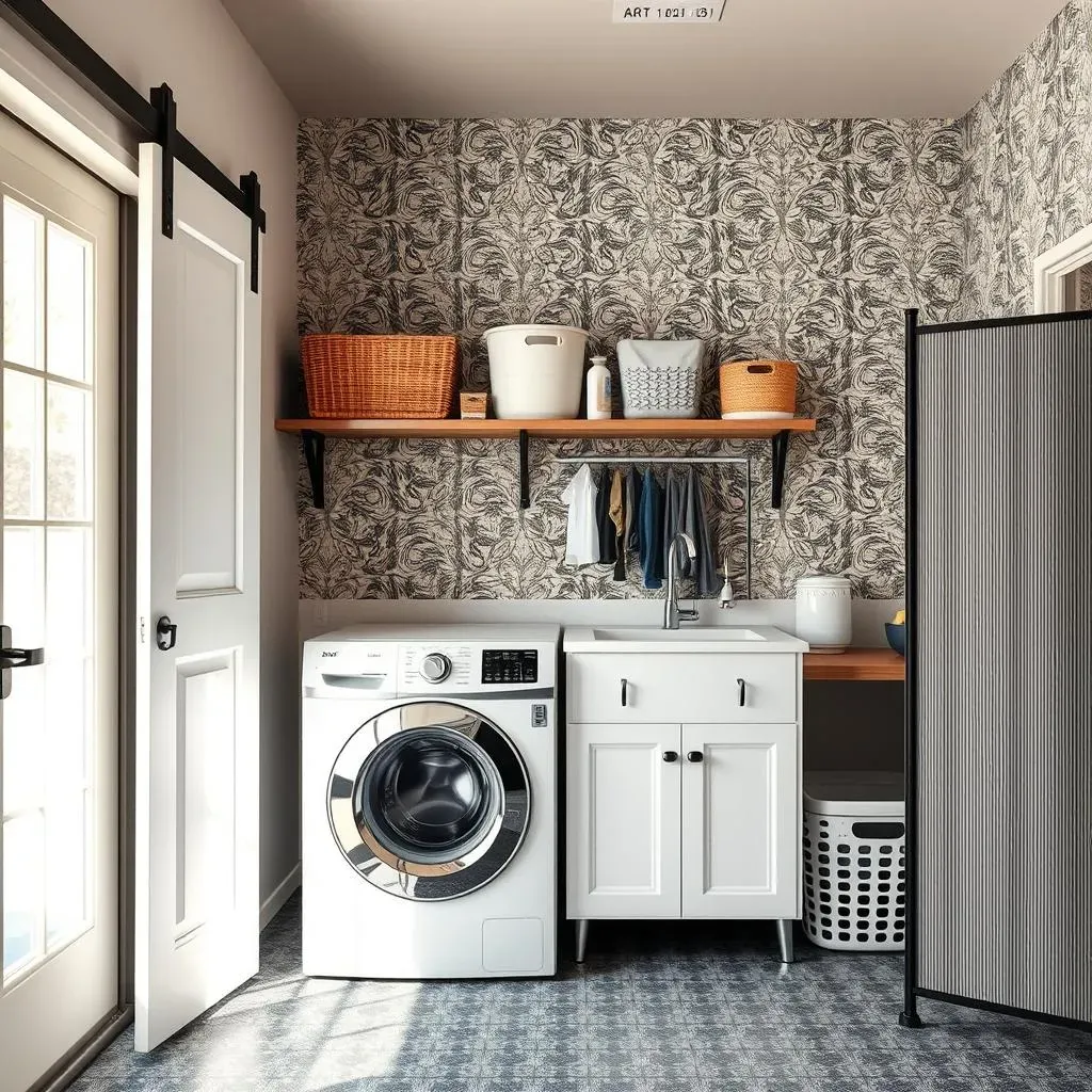 Creative Garage Laundry Room Design Ideas to Hide Clutter