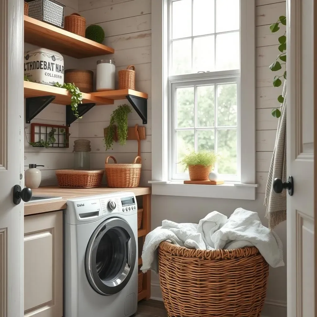 Creative Ideas and Design Inspiration for DIY Laundry Room Shelving Projects