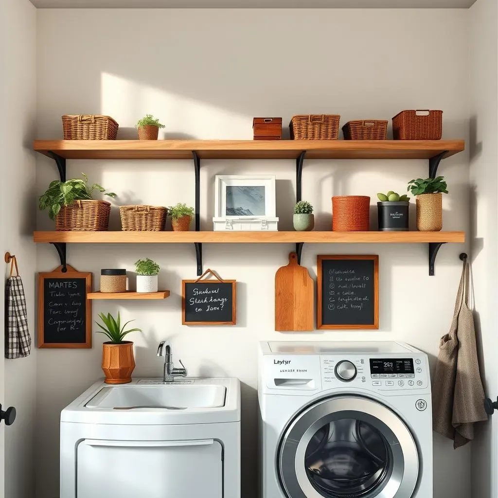 Creative Ideas and Inspiration for WallMounted Laundry Room Shelves