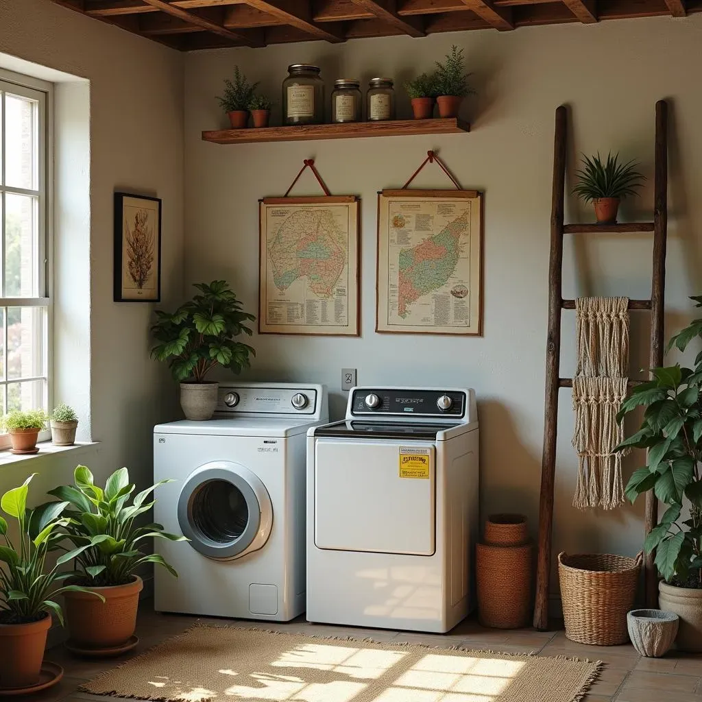 Creative Ideas for Rustic Laundry Room Decor