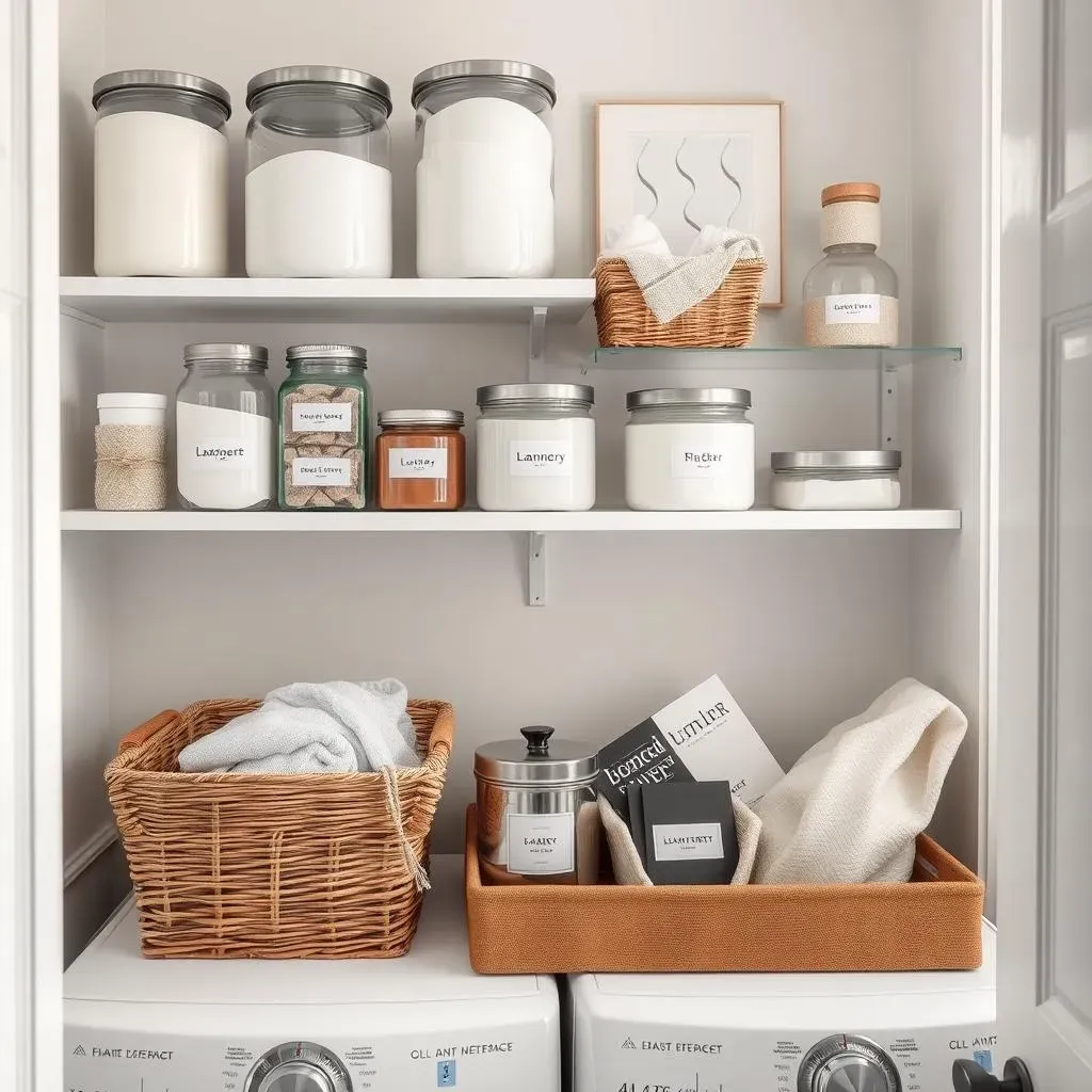 Creative Laundry Room Detergent Storage Ideas: Containers, Baskets, and More