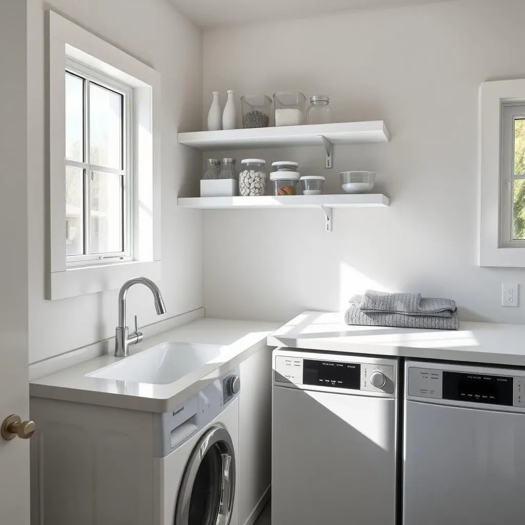Creative Laundry Room Layout Ideas Featuring Utility Sinks