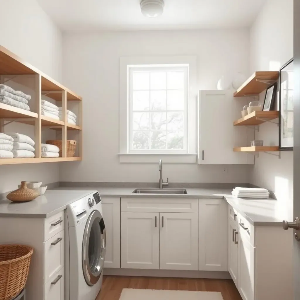 Creative Laundry Room Shelving and Cabinet Ideas