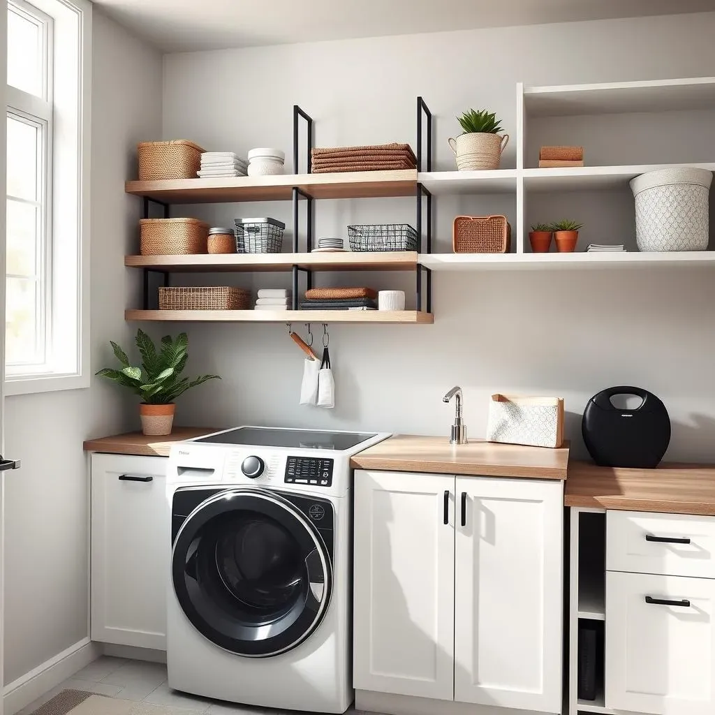 Creative Laundry Room Shelving Bracket Ideas for Optimized Storage