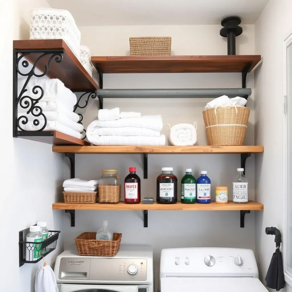 Creative Laundry Room Shelving DIY Projects to Enhance Style