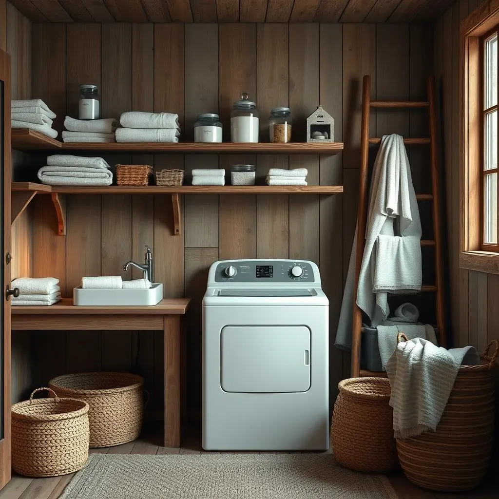 Creative Rustic Laundry Room Decor Ideas