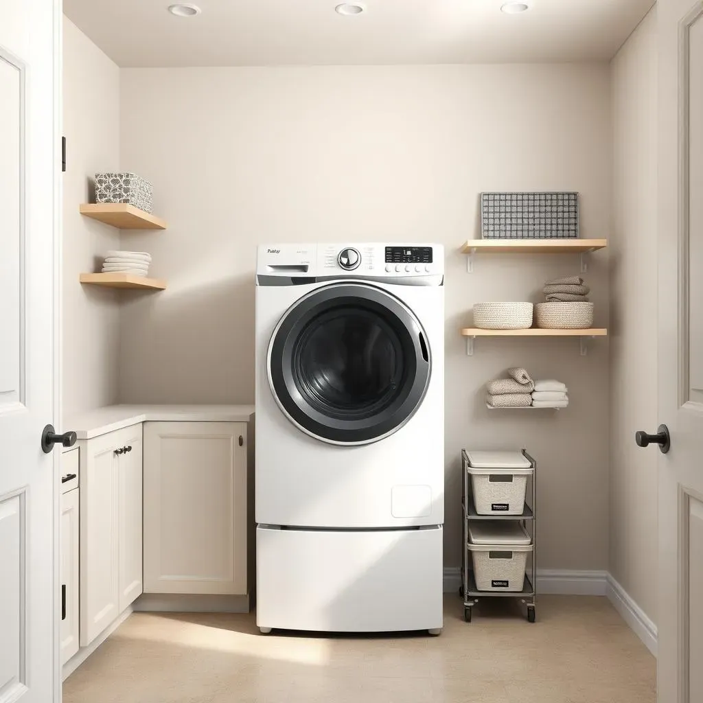 Creative Shelf Placement in Tight Laundry Spaces with Top Loaders