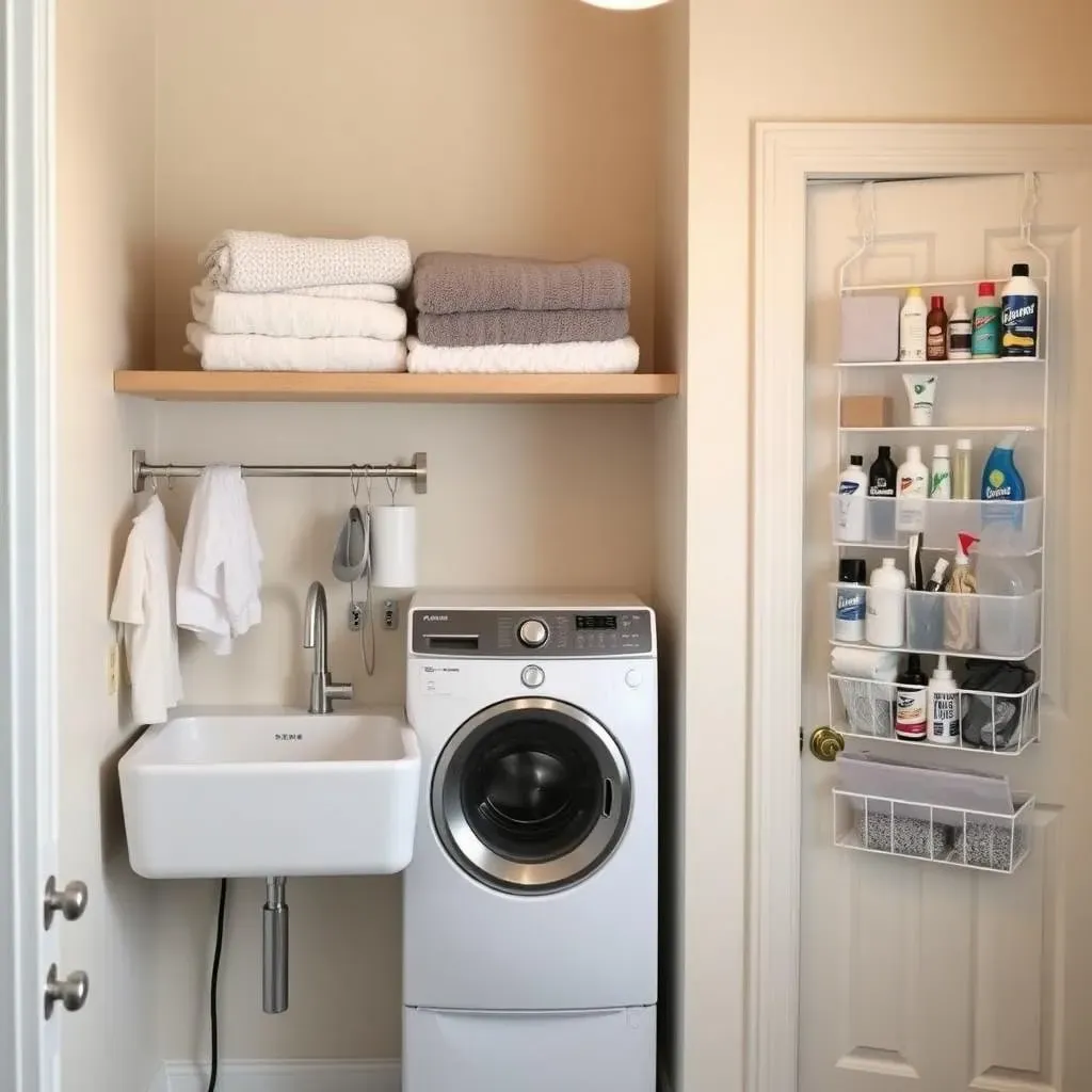 Creative Storage Solutions for Small Laundry Rooms with Sinks