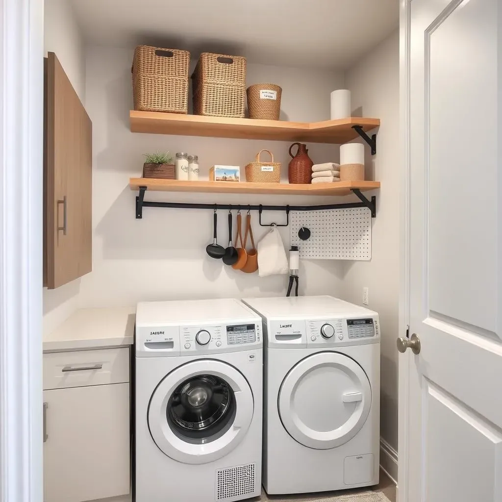 Creative Storage Solutions for Small Laundry Rooms with Stacked Units