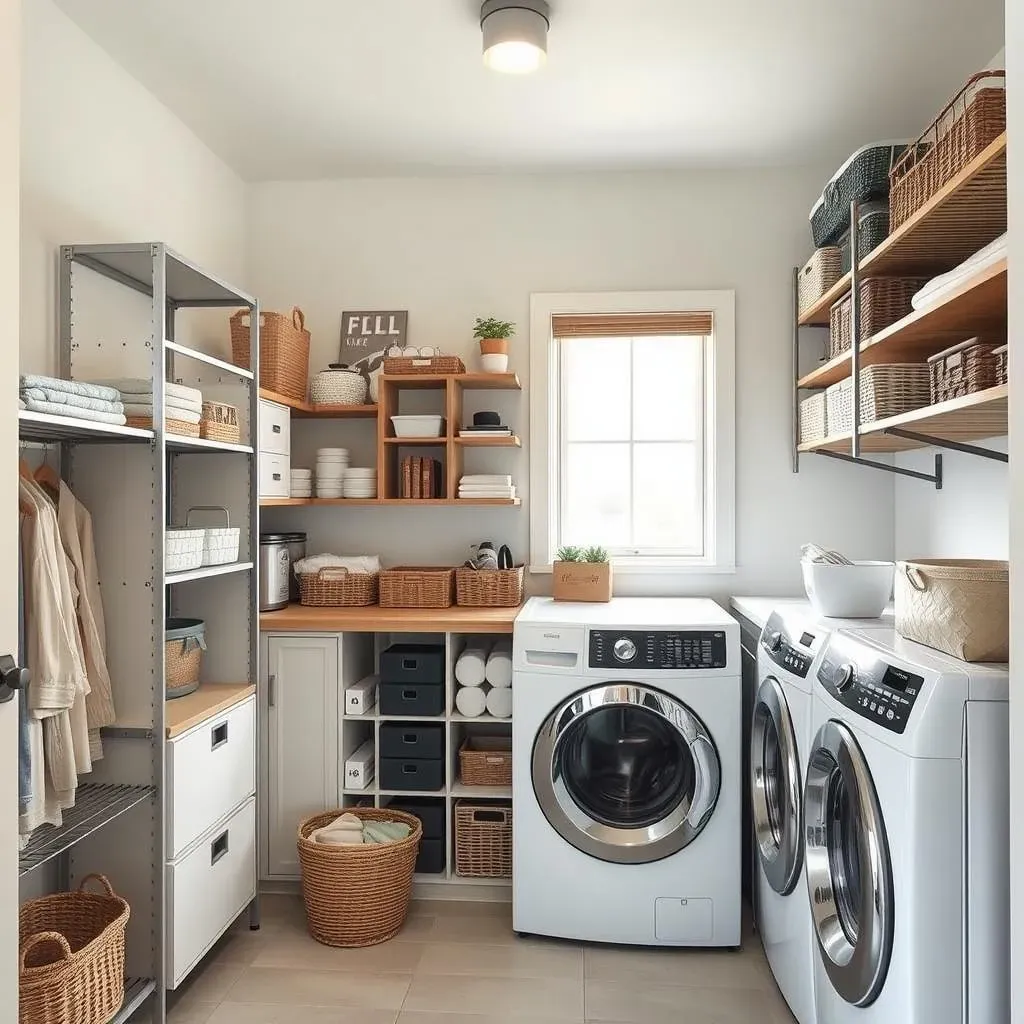 Creative Storage Solutions with Laundry Room Shelving Systems