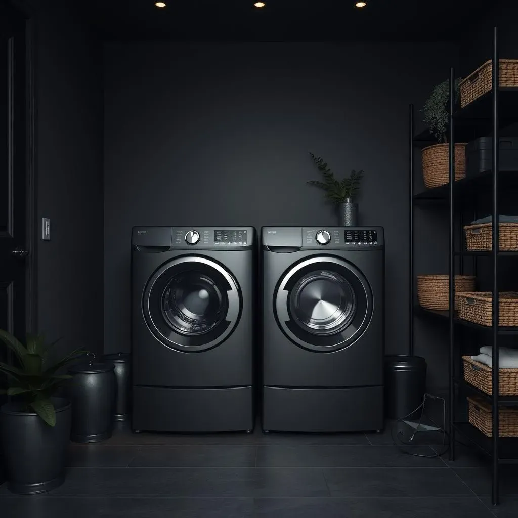 Stunning Dark Laundry Room Ideas