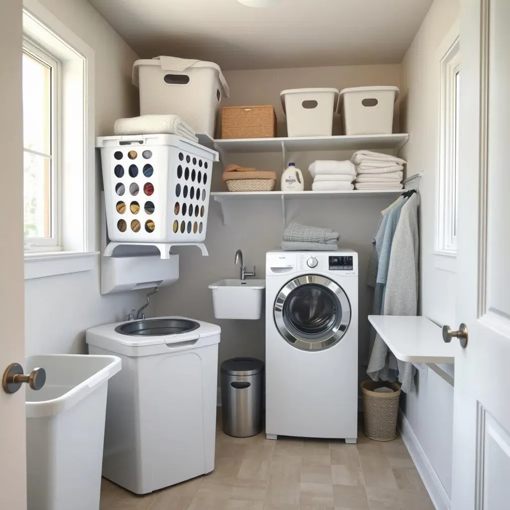 Decluttering and Maintaining Your Organized Small Laundry Room