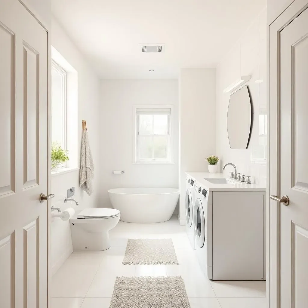 Decor and Design for Small Bathroom Laundry Room Ideas