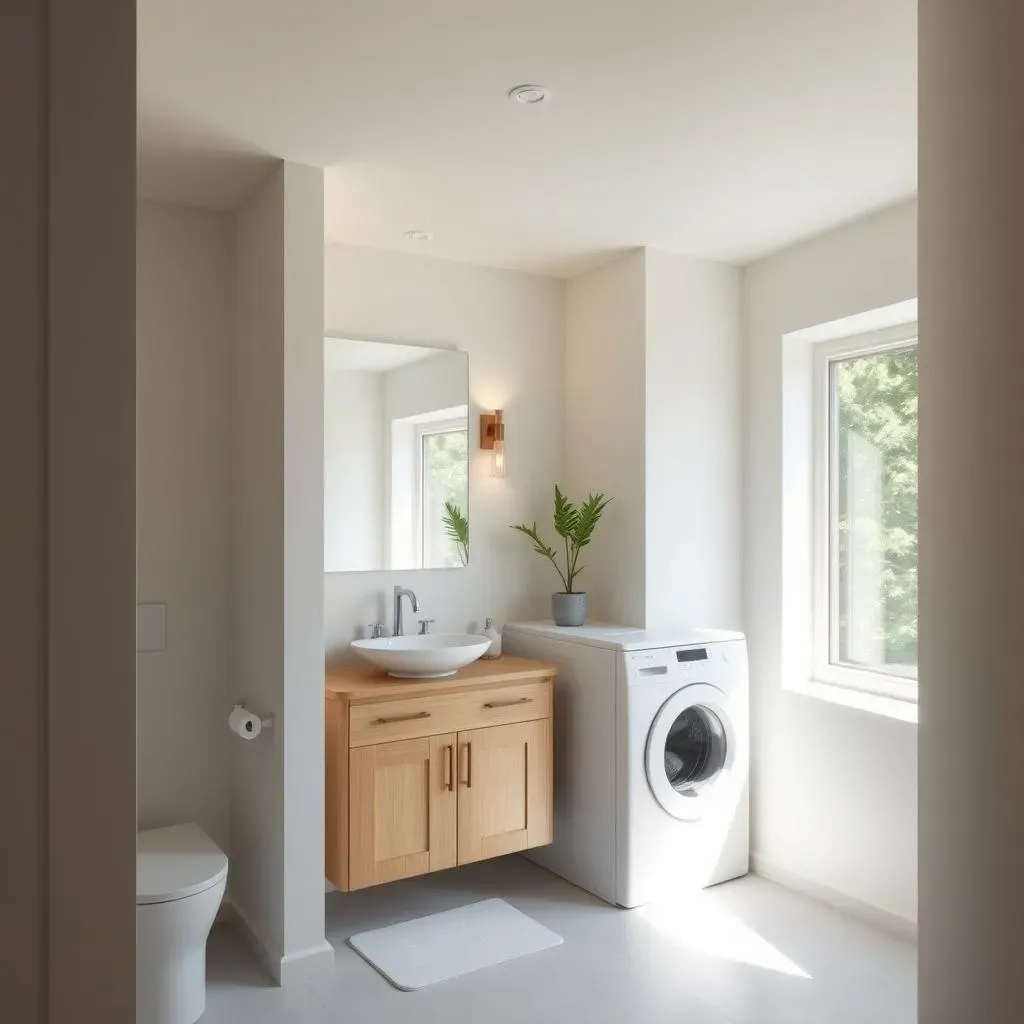 Decor and Design for your Small Bathroom/Laundry Room Combo