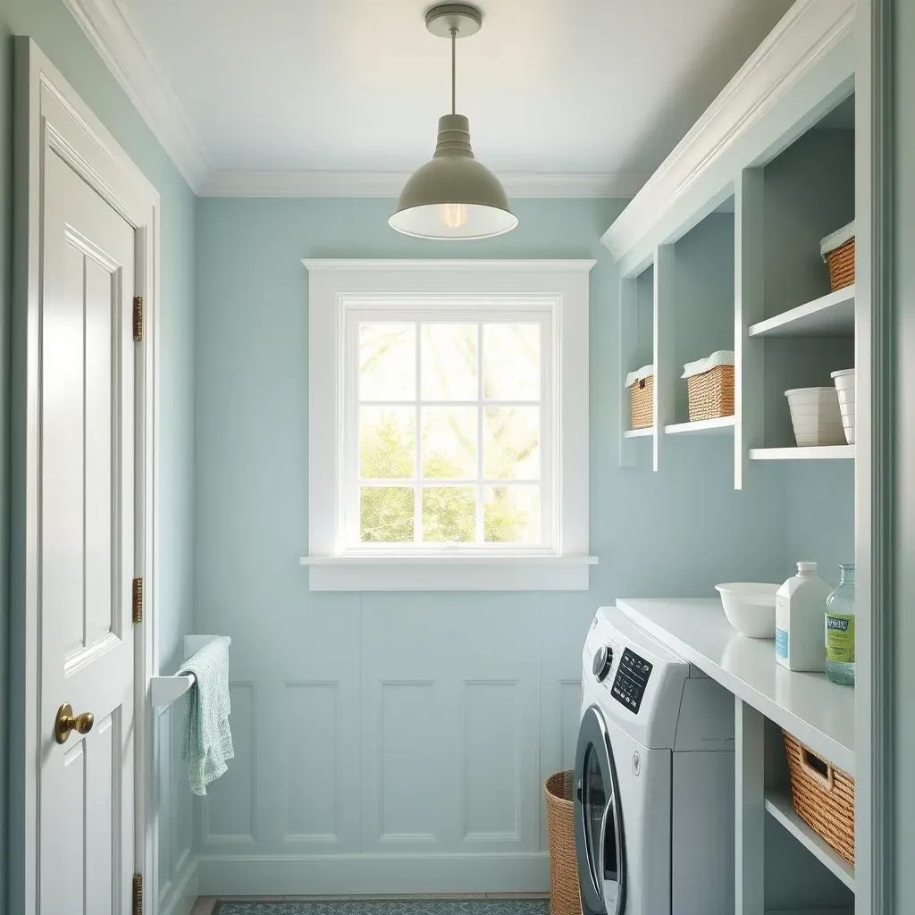 Decorating a Small Laundry Room: SpaceSaving Style